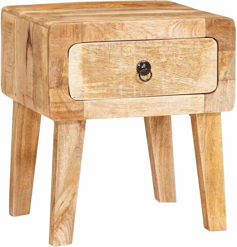 vidaXL Masă laterală Maro 40 x 32 x 46 cm Lemn de mango solid