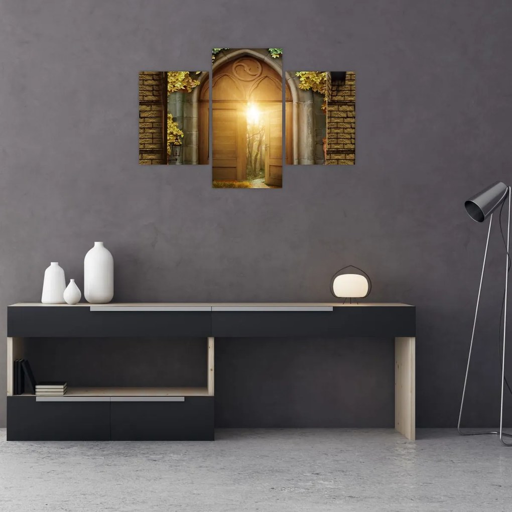 Tablou - Poarta din pădure (90x60 cm)