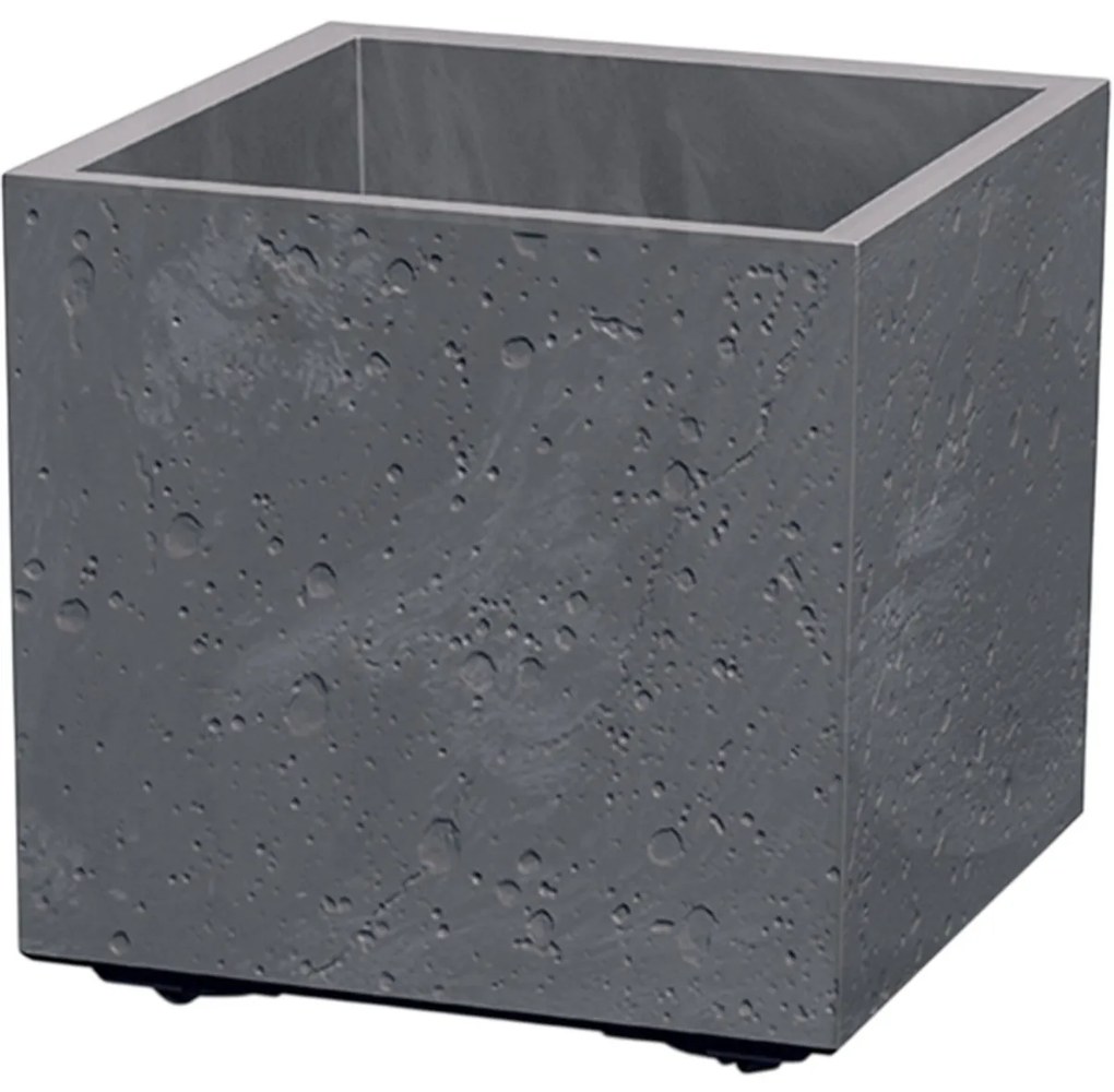 Ghiveci SIERRA SQUARE BETON EFFECT 38,5 cm , gri, M