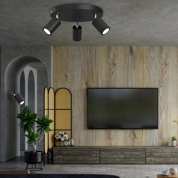 Spot BELLO 2xGU10/8W/230V negru