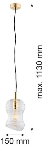 Lustră pe cablu DEPORTIVO 1xE27/15W/230V Argon 4742