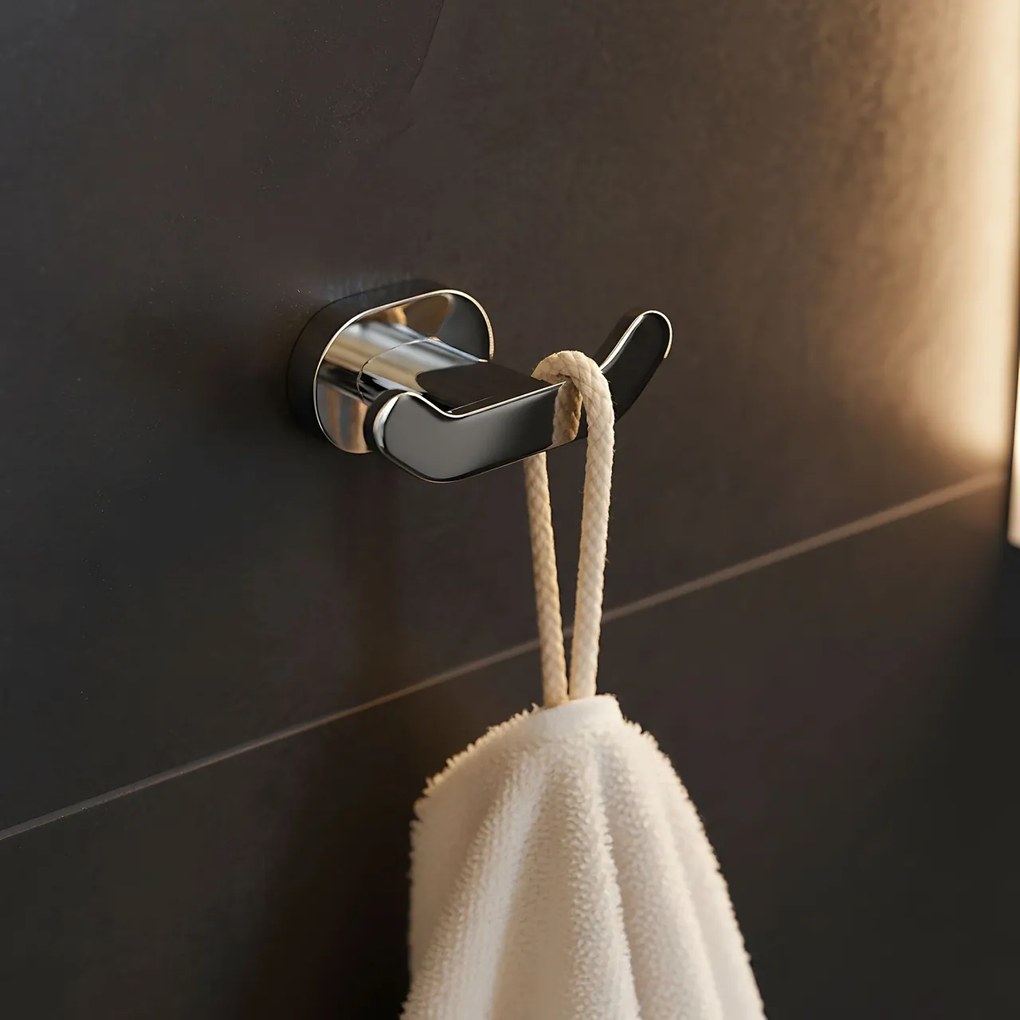 Cuier de baie Til 105 Chrome