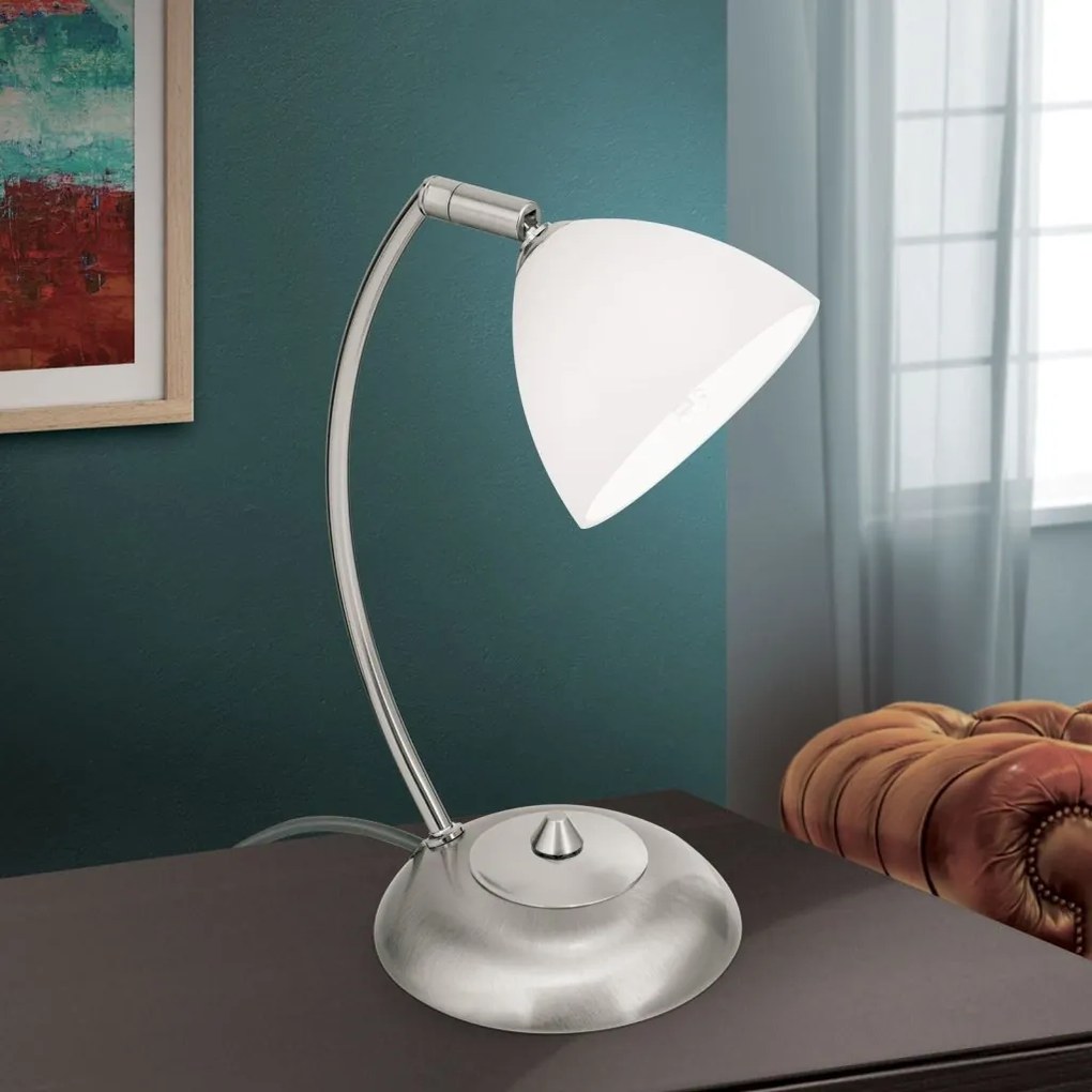 Lampa de masa design modern OPALDESIGN, satin