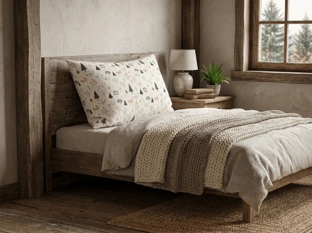 Husa de perna din microfibra NORDIC NATURE 70x90 cm, colorat