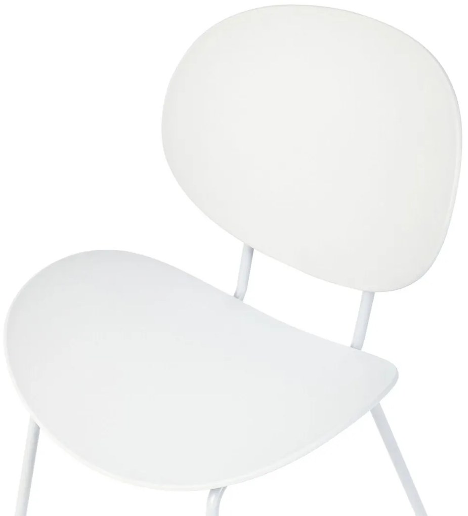 Set 2 buc scaune de sufragerie Sarrah (alb) . 1075890