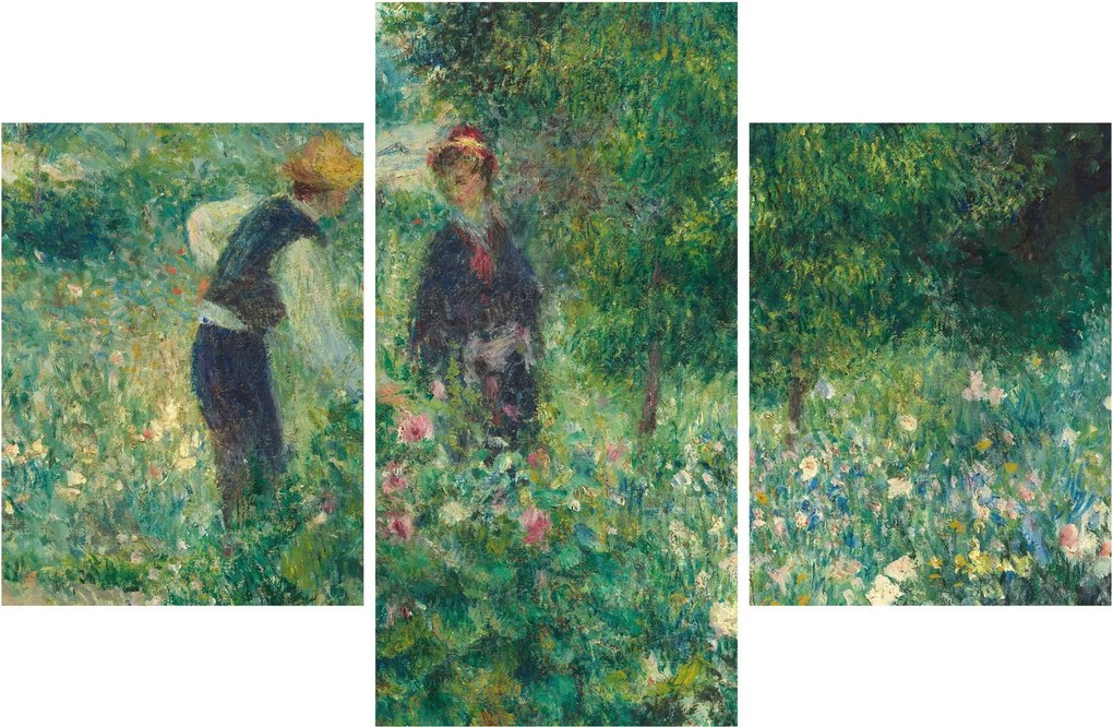 Tablou - Auguste Renoir, Picking Flowers, reproducere (90x60 cm)