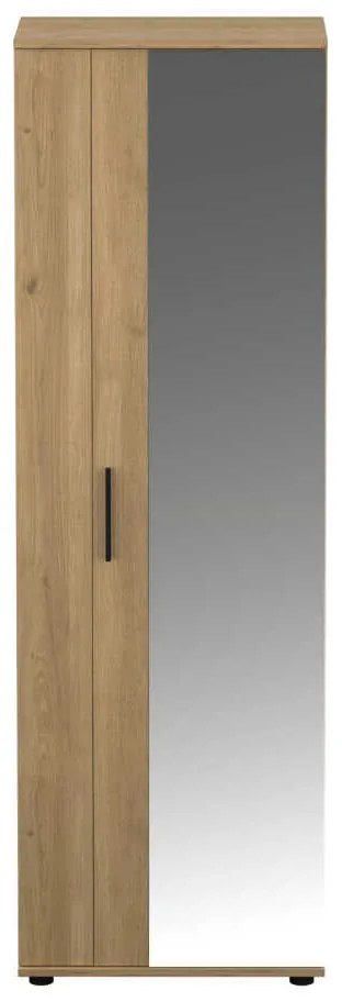 Pantofar Adore Porto, 2 usi reversibile cu oglinda, 10 rafturi, capacitate 28 perechi , 60 x 187 x 36 cm