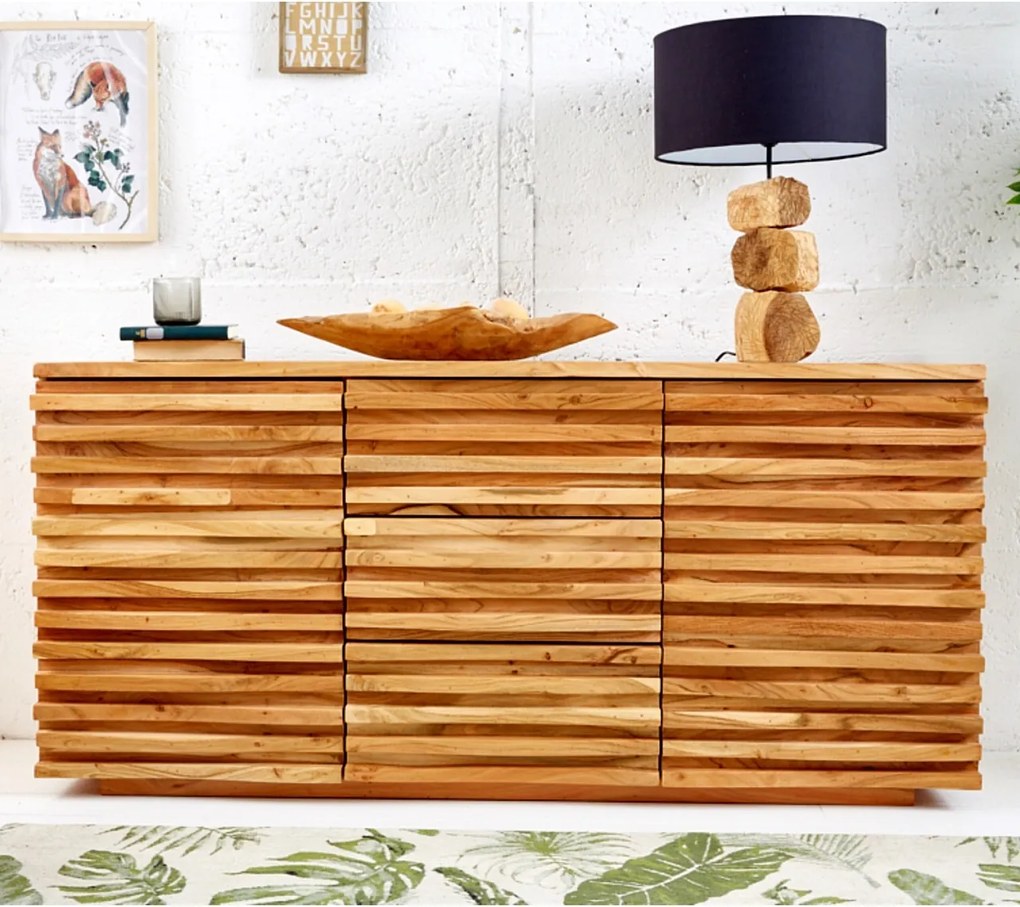 Comoda eleganta Relief 160cm, salcam