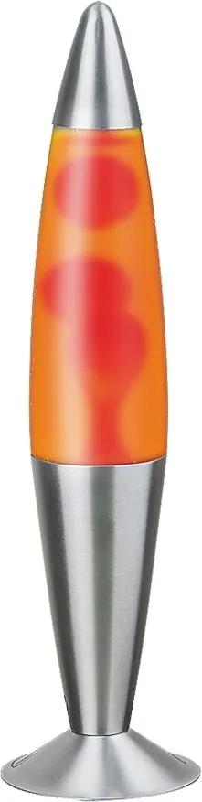Lampă cu lavă Rabalux 4107 Lollipop 2, portocaliu