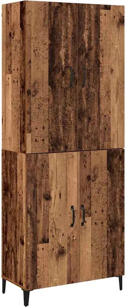 vidaXL Bufet 2 pcs Lemn vechi Lemn compozit