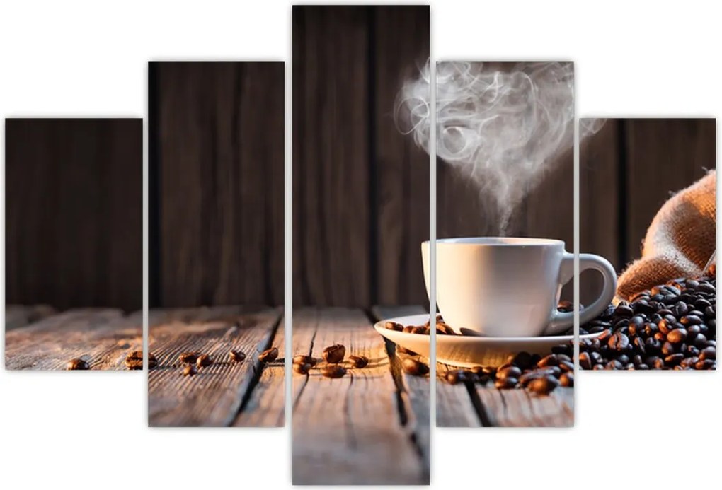 Tablou - Timp pentru cafea (150x105 cm)