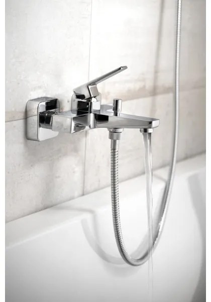 Baterie pentru cadă Sapho TURSI, crom lucios