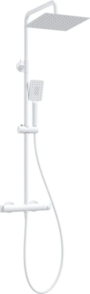 Therm Pălărie de duș, cu baterie de duș, cu termostat Finisaj: Negru NAC_A4HT