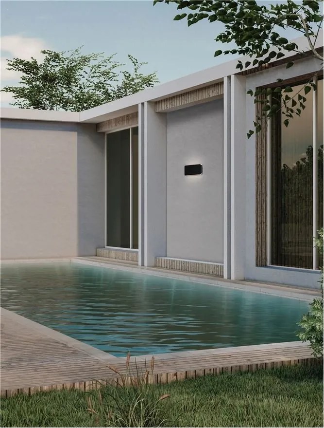 Aplica iluminat exterior ambiental ARTU alba