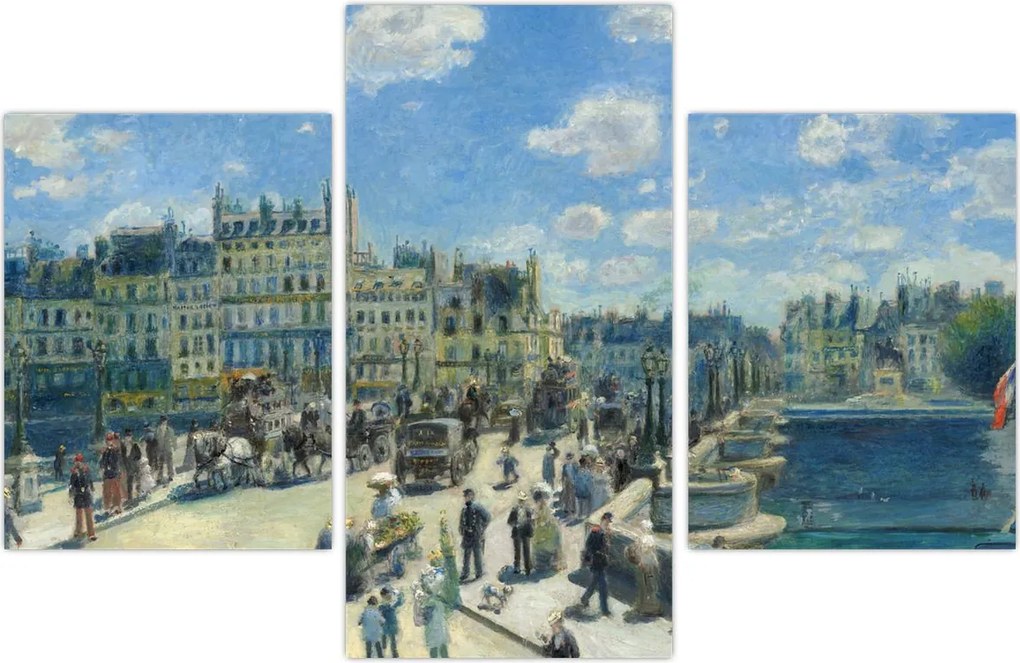 Tablou - Auguste Renoir, Pont Neuf, Paris, reproducere (90x60 cm)