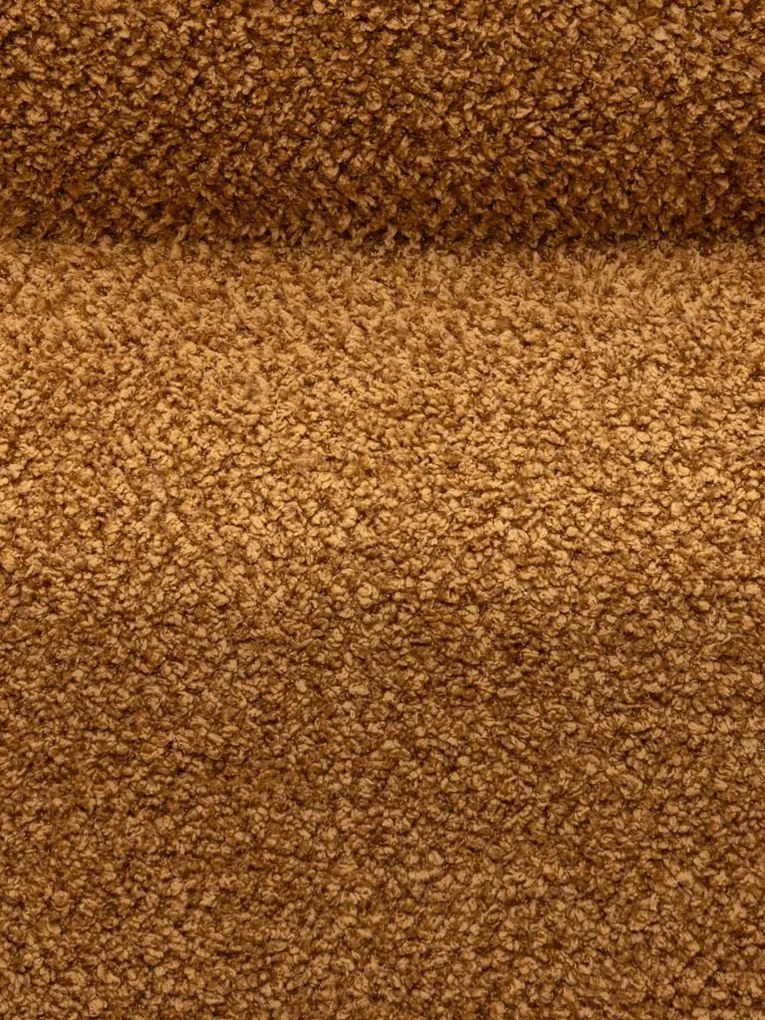 Fotoliu din stofa boucle si cadru din lemn masiv, design retro, 82,5×96×86,5 cm, „Biskit"