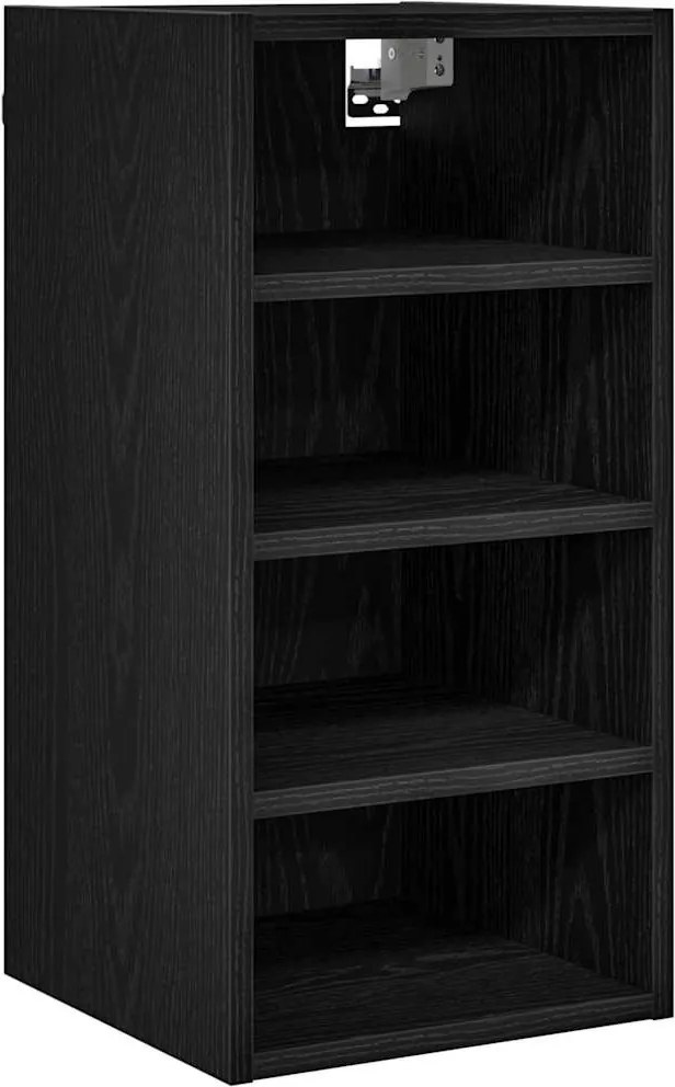 vidaXL Dulap suspendat Stejar negru 30 x 29,5 x 60 cm Lemn compozit