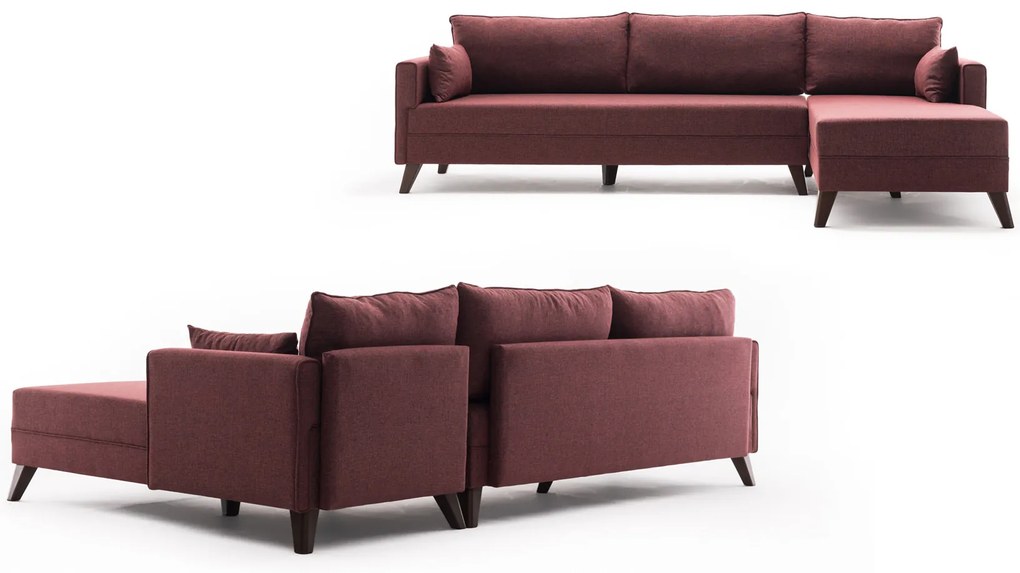 Canapea extensibilă Bellina 1 (bordo) (D). 1063026