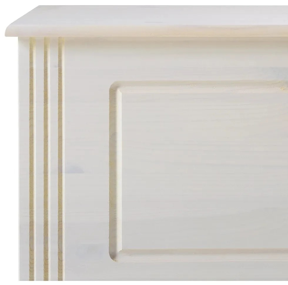 Cufăr alb din lemn de pin 80x45 cm Anita – Støraa