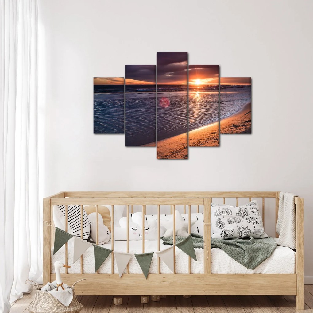 Tablou cu apus de soare (150x105 cm)