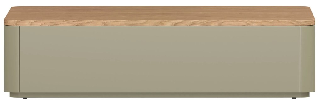 Masă de cafea Amilio 100 cm cu sertare - eucalipt / stejar Baltic Dune