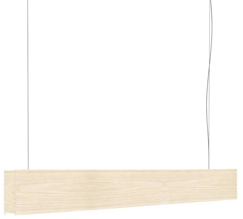 Lampă suspendată LED120, mai multe variante - TUNTO Model: 1000 mm frasin, ceară-ulei, lùgă directă și indirectă