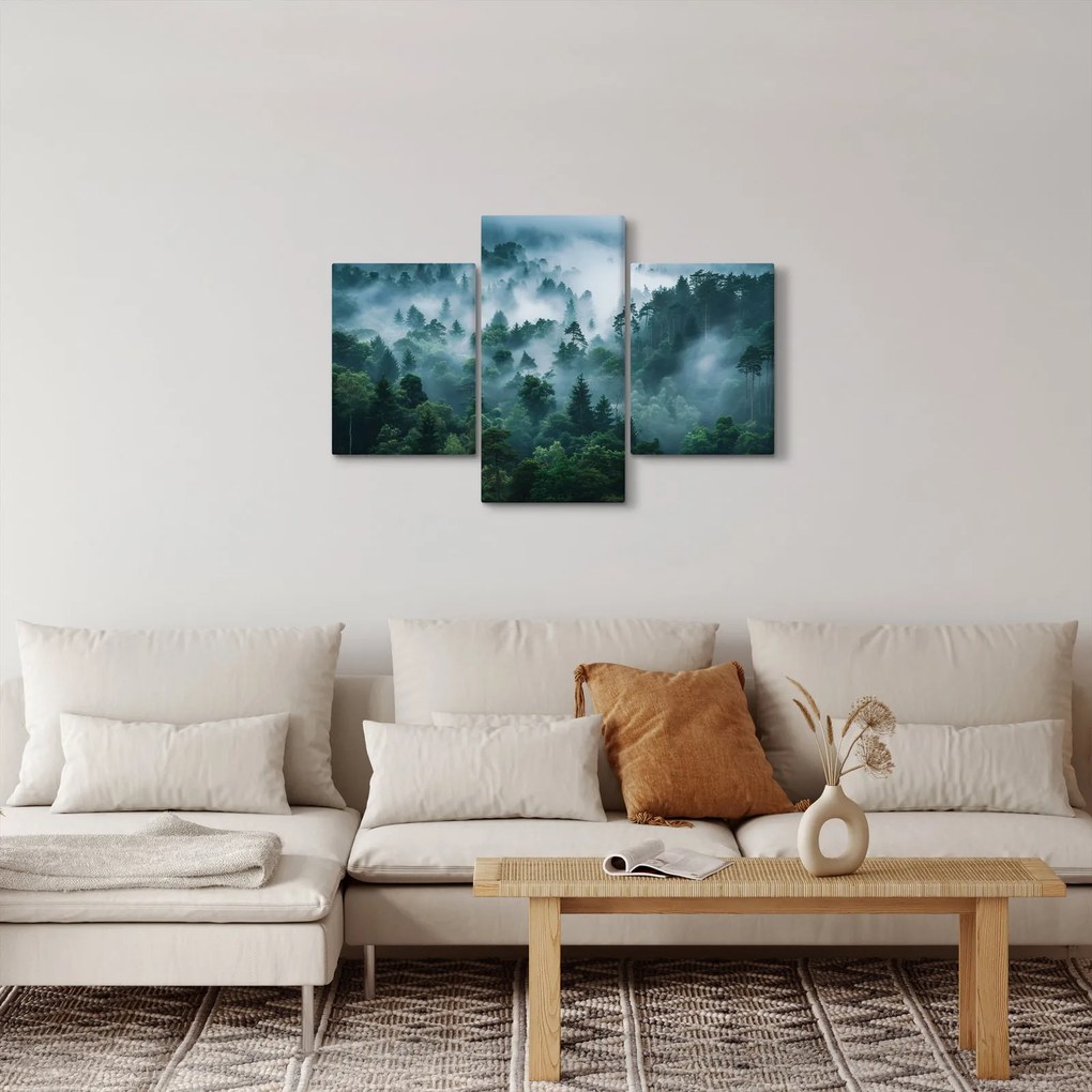 Tablou - Pădure în Ceață (90x60 cm)