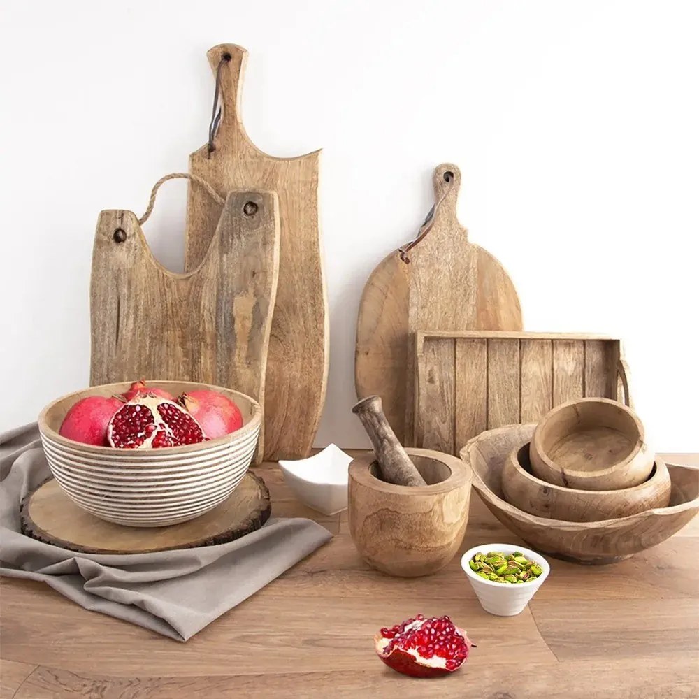 Bol mic în culoare naturală din lemn Mango – Orion