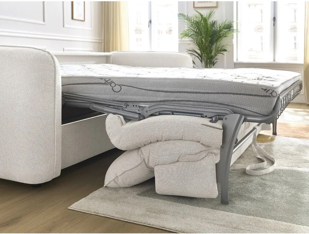 Canapea albă 236 cm Achille – Bobochic Paris