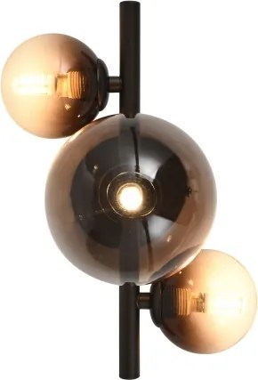Brilagi - Aplica LED de perete MILLA 3xG9/3W/230V maro/maro fumuriu