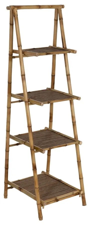 Etajeră în culoare naturală din bambus 48x152x50 cm Manali – Ixia