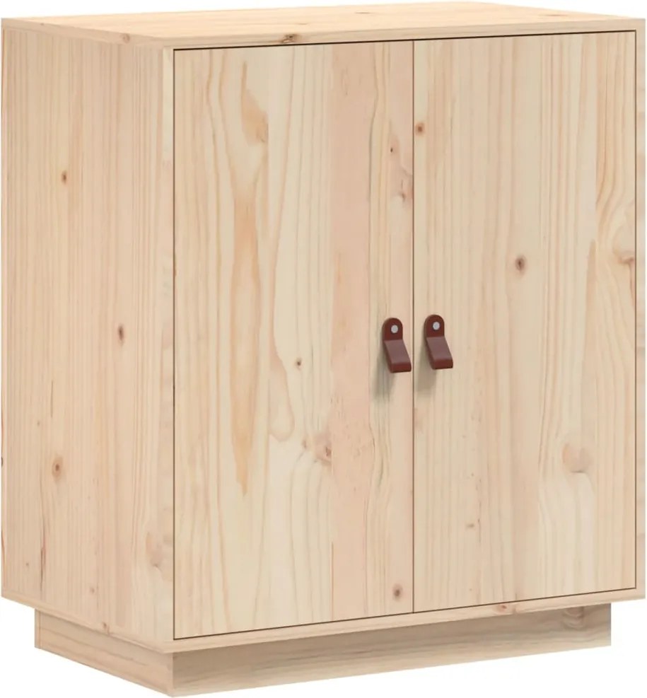 vidaXL Dulap, 65,5x40x75 cm, lemn masiv de pin