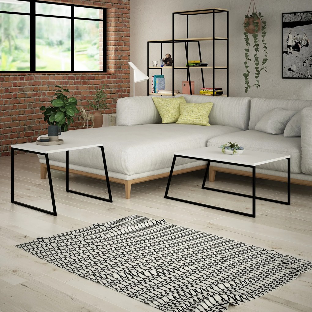 Set măsuță cafea Patron (Alb + Negru). Promo -9%. 1072061