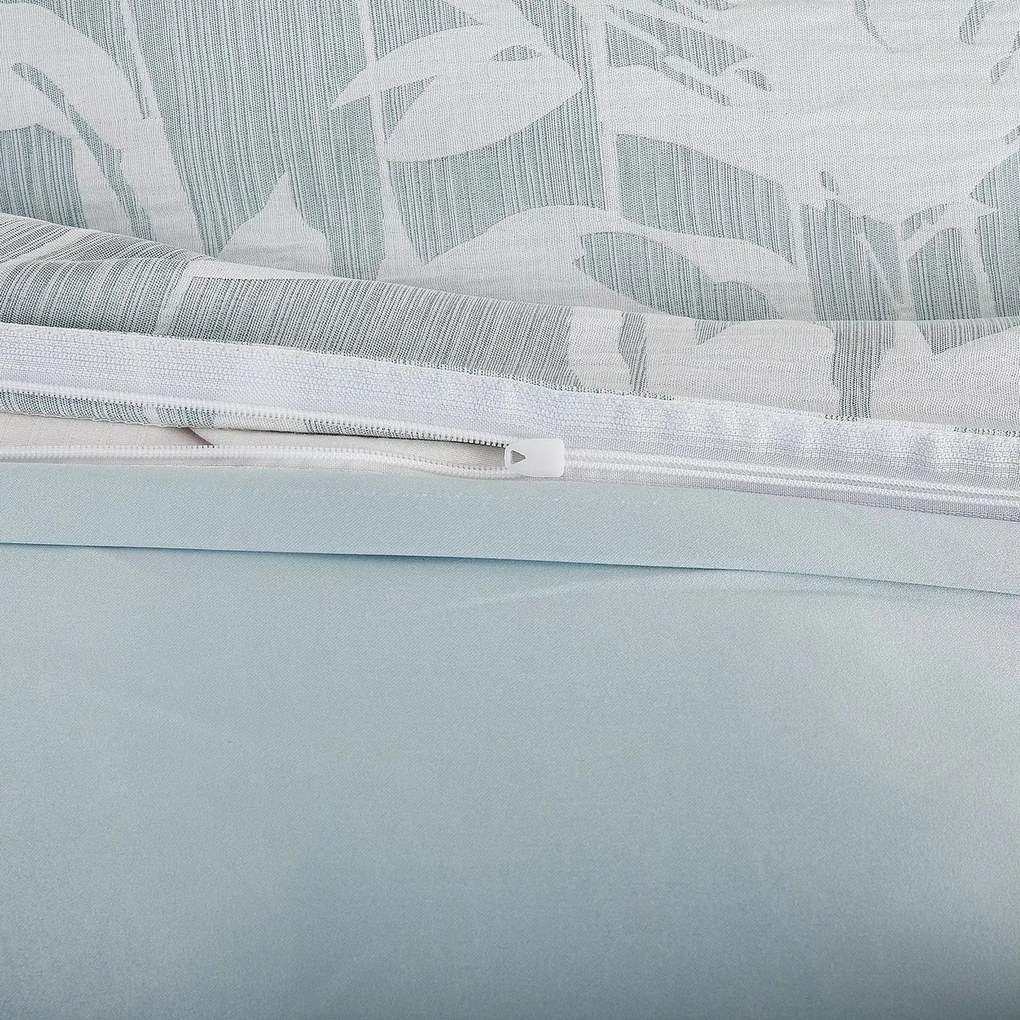 Lenjerie de pat din jacard Alabama verde, 140 x200 cm, 70 x 90 cm