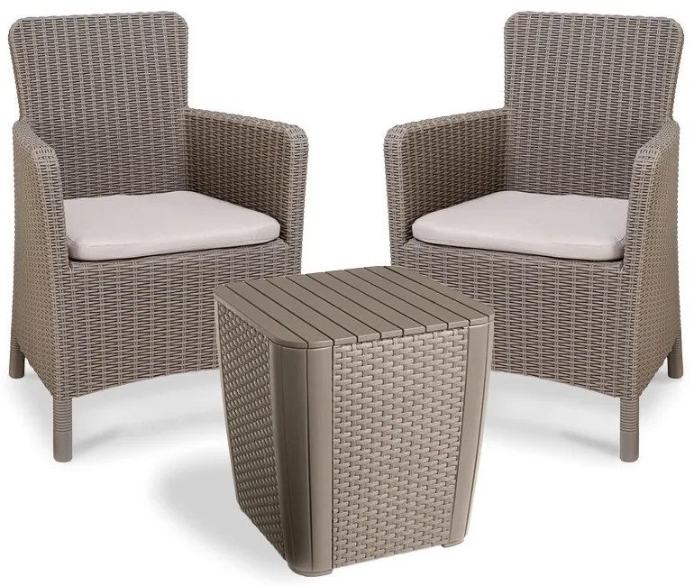 Set de mobilier de grădină Trenton Balcon cappuccino