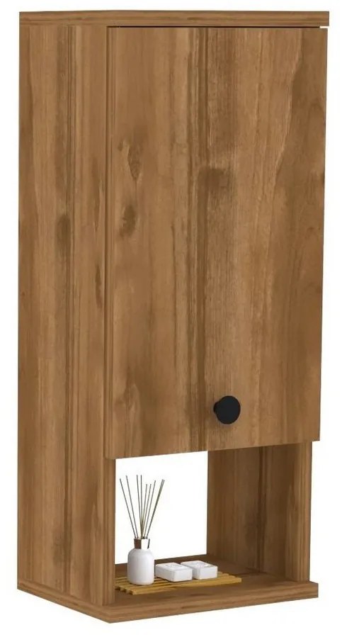 Cabinet de baie Mis - Walnut