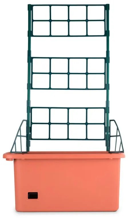 Power Planter, ghiveci 75x130x35 cm, 3 etaje, culoare cărămizie