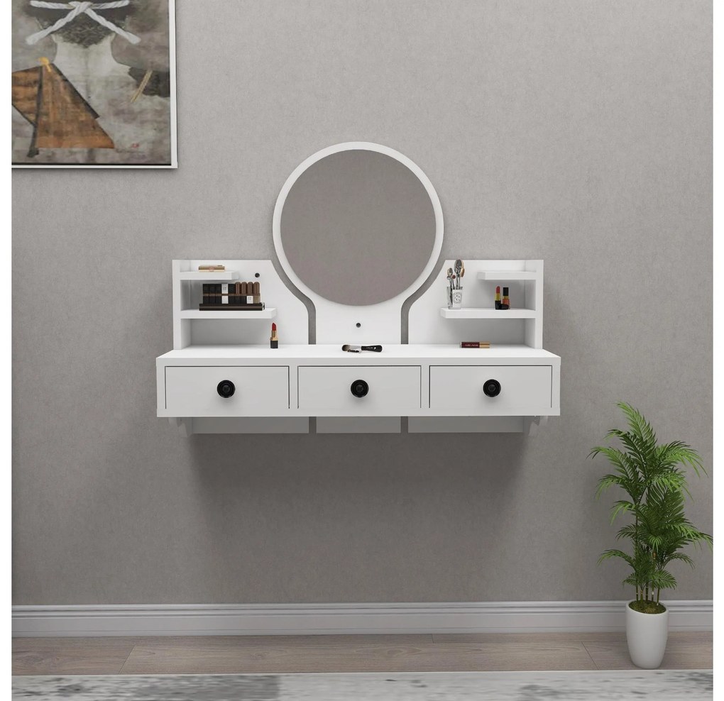 Măsuță de toaletă Makole (alb) . 1094114