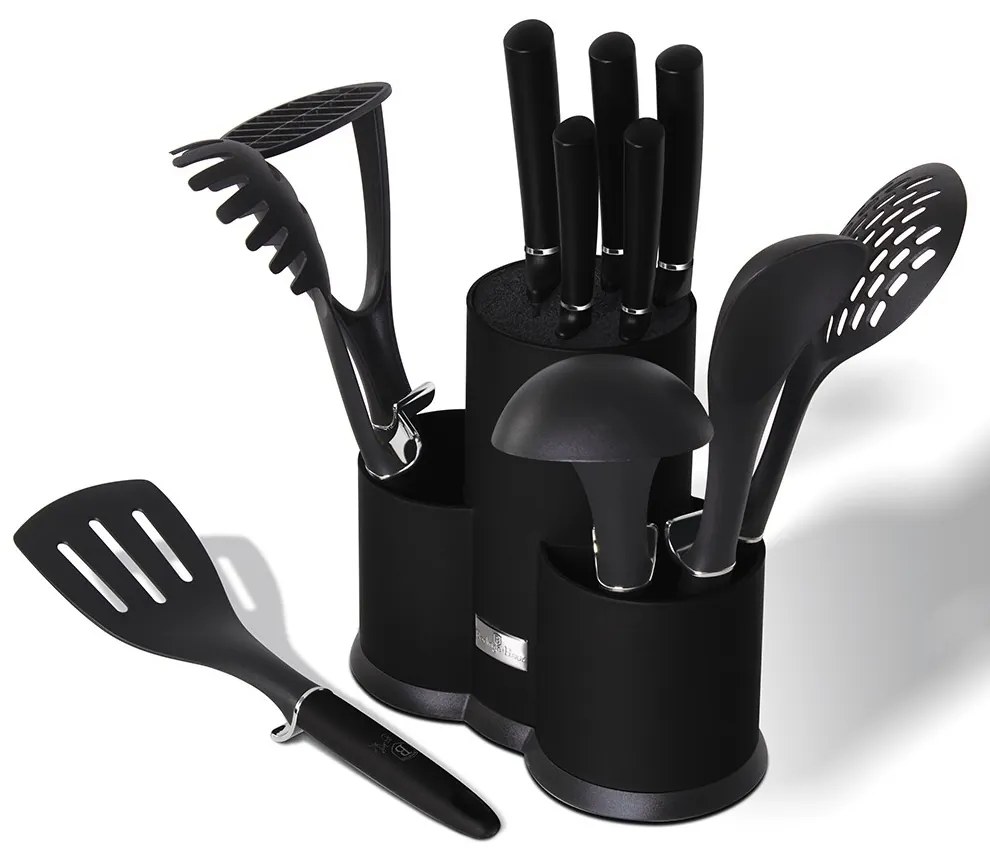 Set cutite si ustensile bucatarie Black Royal Berlinger Haus BH 6253