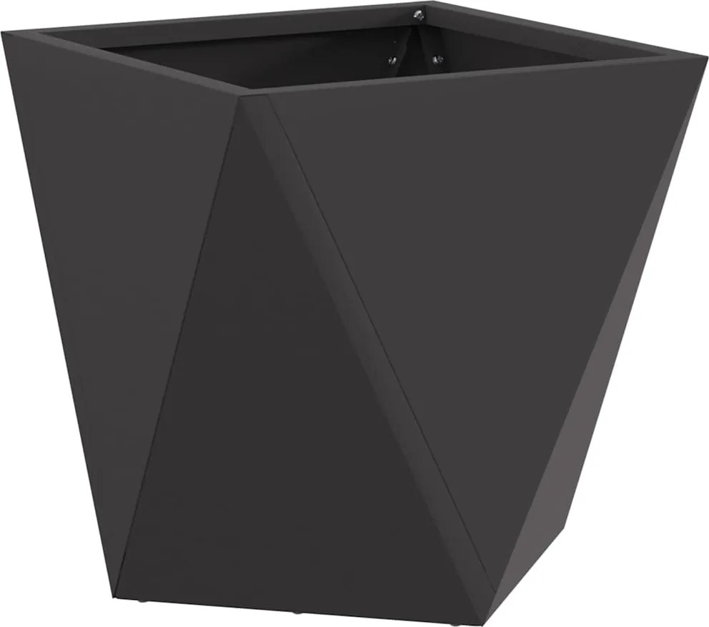 vidaXL Jardinieră Negru 30 x 30 x 30 cm Oțel