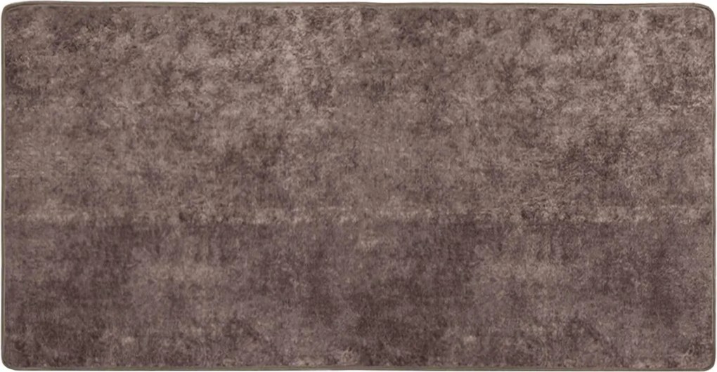 vidaXL Covor Runner MARSA Gri 200 x 100 cm Poliester și PVC