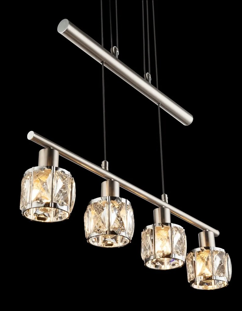 Lustra cu înaltime reglabila stil modern KRIS 4L 54356-4Z GL