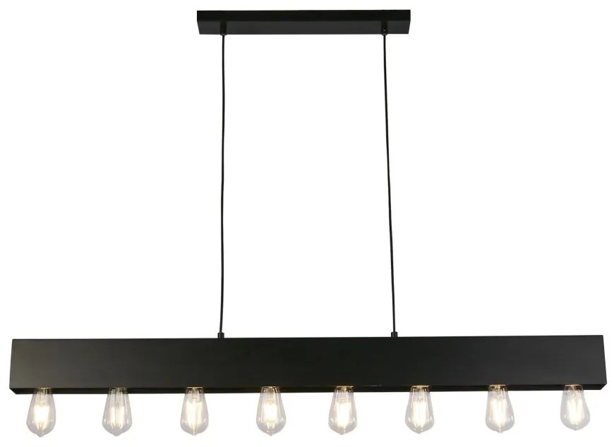 Lustra suspendata pentru bar sau masa cu 8 surse de lumina Piano