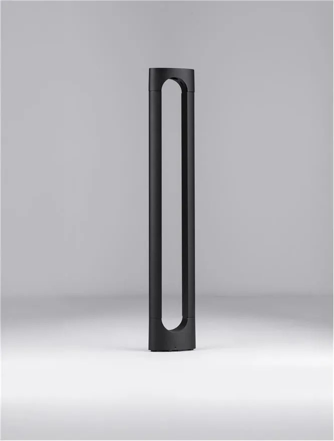 Stalp LED exterior din aluminiu antracit IP65 Dira H-65cm