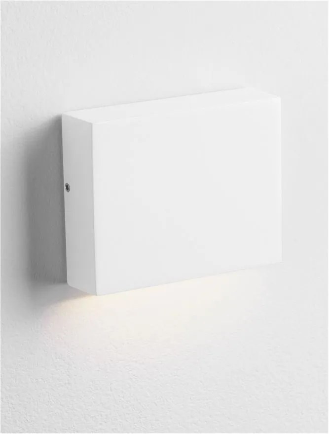 Aplica LED iluminat exterior ambiental IP54 TICK alba
