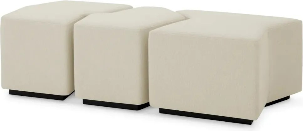 Set de 3 tabureti design LUX Filbert