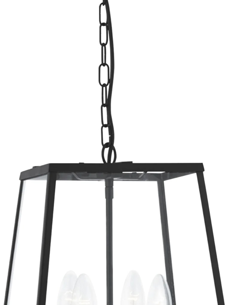 Lustra suspendata stil traditional Voyager neagra 5614BK SRT