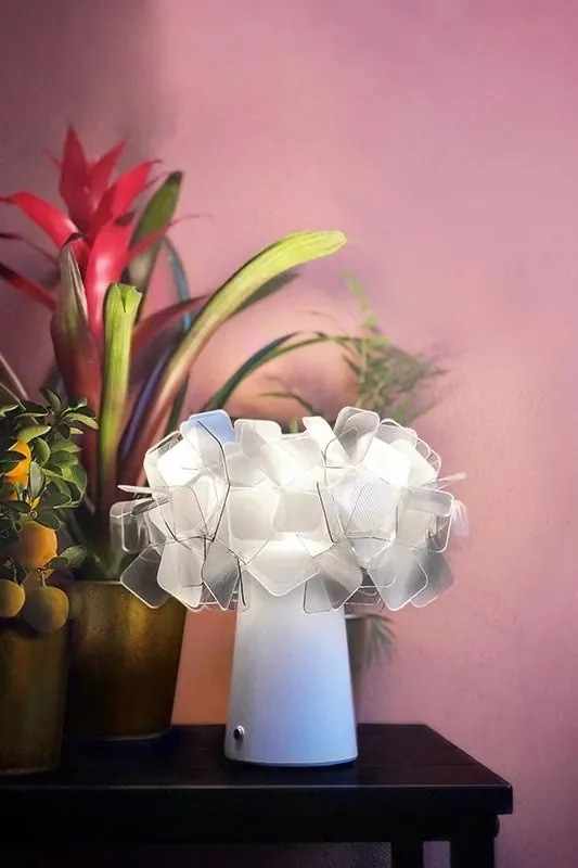 Veioza, Lampa de masa cu baterii ideala restaurant, realizata manual CLIZIA Fumuriu