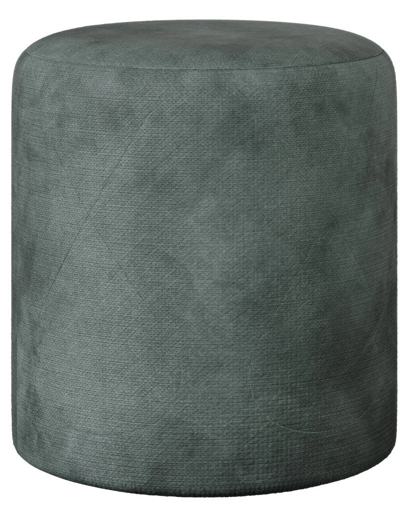 Taburet Tapitat Mali, Menta, Stofa, L 41 x l 41 x H 45 cm