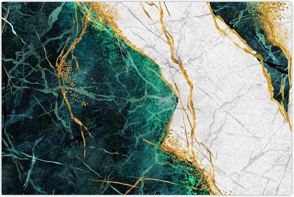 Tablou - Marmură turcoaz (90x60 cm)